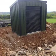 Small steel building