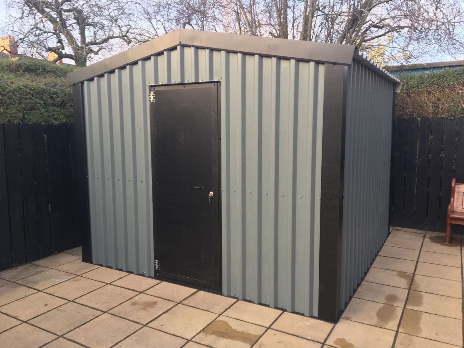 Small steel building
